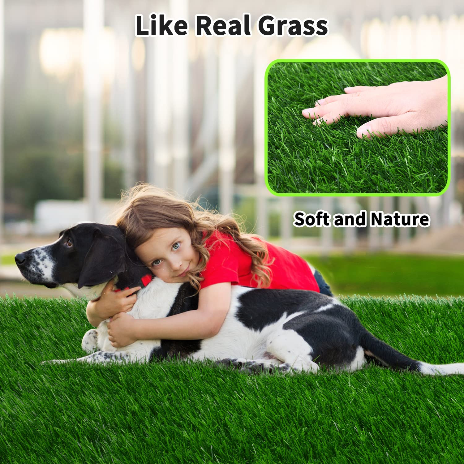 Grass Pad for Dogs 32 x 48 inches, Strong Absorbency Soft Artificial Grass for Pets Potty Trainin... | Amazon (US)