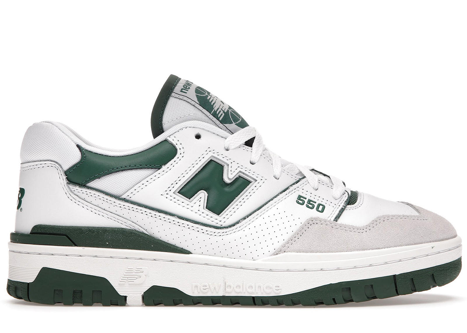 Men's New Balance 550 Sneakers in White/Green | StockX
