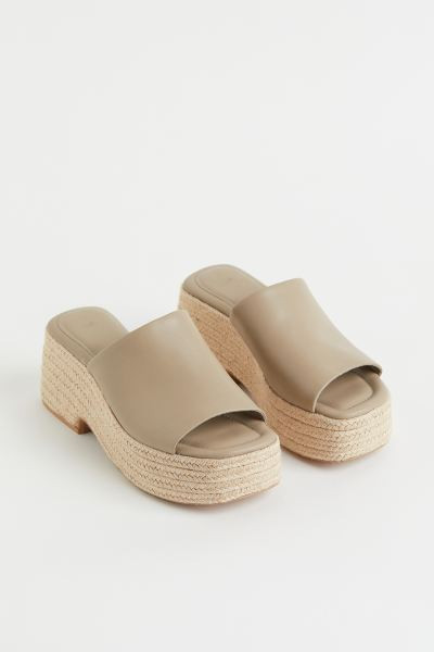 Platform Espadrille Mules | H&M (US + CA)