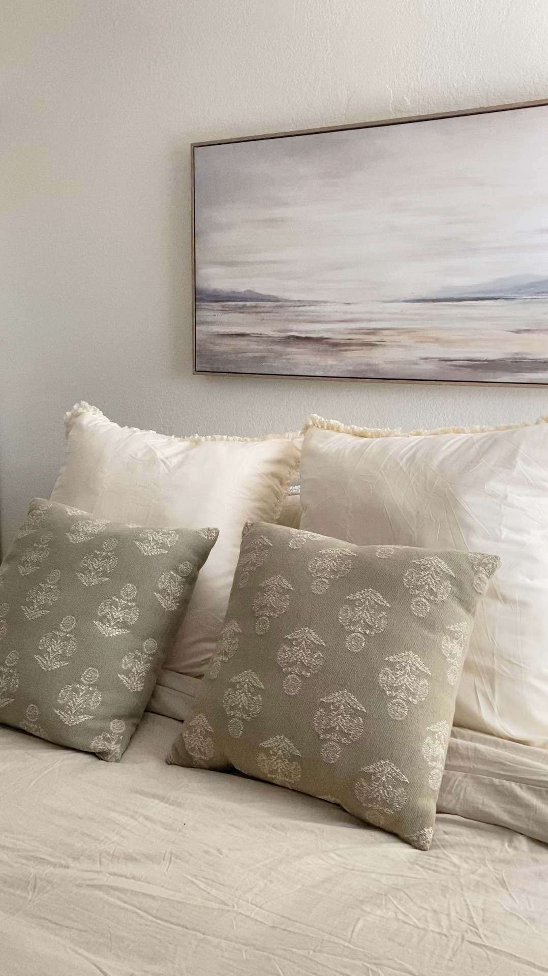 Cozy fluffy bedding, linen duvet cover, textured throw pillows, coastal primary bedroom, master bedroom decor, bedroom inspo, Amazon bedding, duvet insert 

#LTKHome #LTKFindsUnder50 #LTKStyleTip