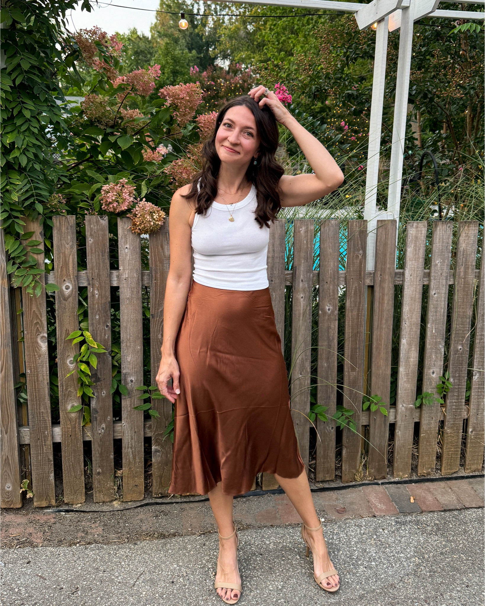 I recently wore this silk skirt to a September party & one of the things I love about it, besides the fact that it’s washable, is that it’s also seasonless. Pair with tights, a sweater, & boots when the weather gets cold & then sandals & a tank when it warms up again  

#LTKStyleTip #LTKSeasonal #LTKFindsUnder100