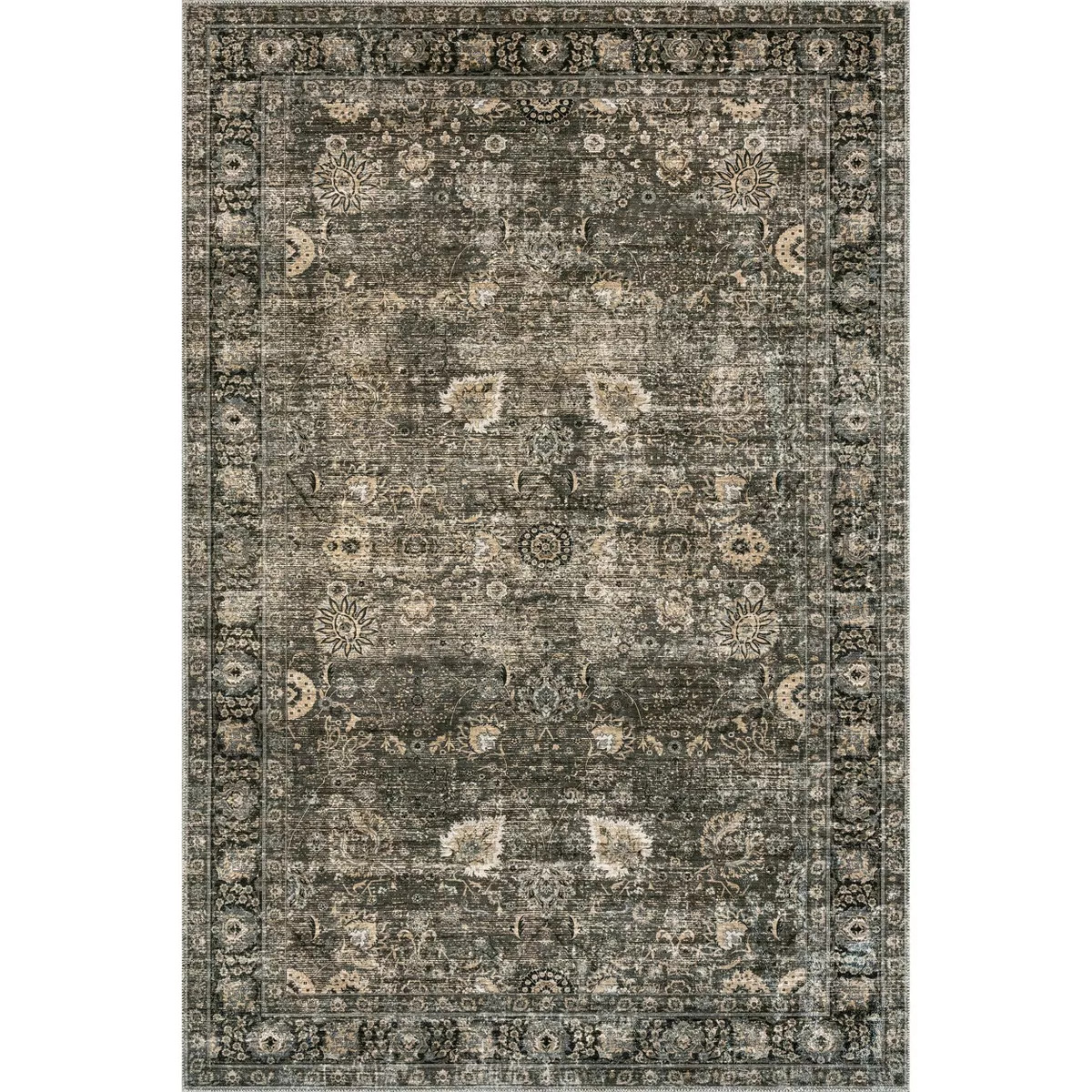 Lauren Liess x Rugs USA - Bayberry Vintage Machine Washable Indoor Area Rug | Target