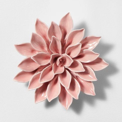 Porcelain Flower Decorative Wall Sculpture - Opalhouse™ | Target