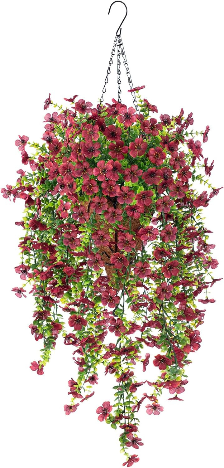 Fall Flowers Artificial for Decoration,Artificial Hanging Flowers for Outdoors,Realistic Faux Dai... | Amazon (US)