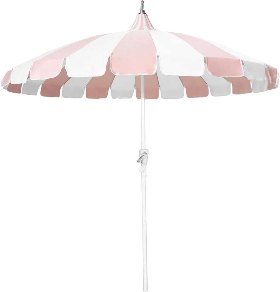 8Ft Patio Pagoda Umbrella, UV Protect Pool Umbrellas with Heavy Duty Pole, Outdoor Market Umbrell... | Amazon (US)