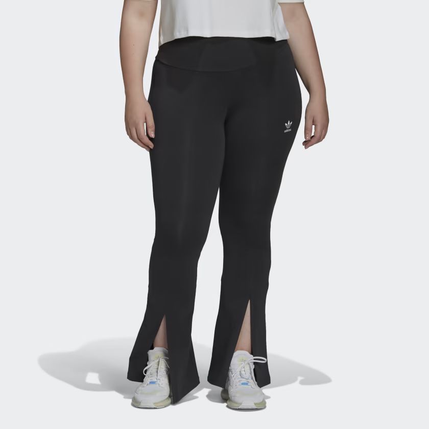 Flare Tights (Plus Size) | adidas (US)