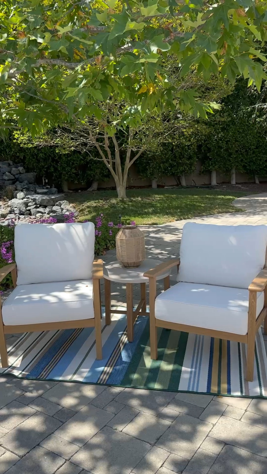 Affordable outdoor patio furniture/decor 🩵💚

#LTKHome