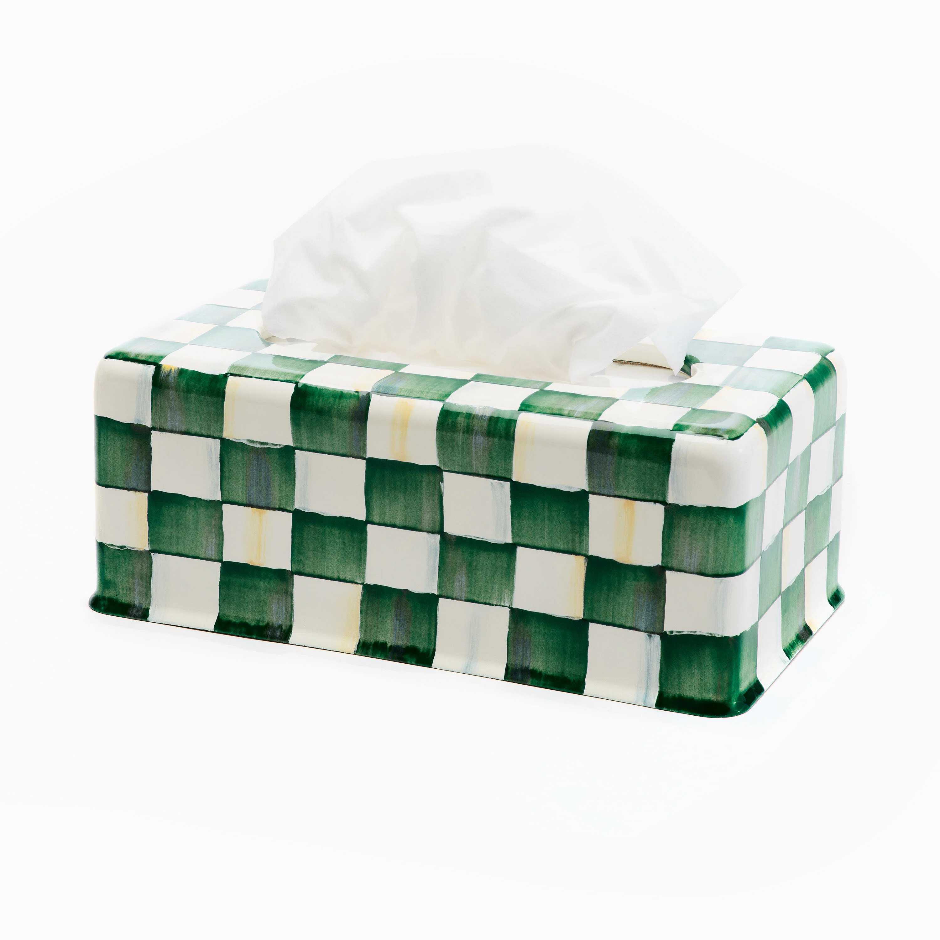 Emerald Check Standard Tissue Box Cover | Wayfair North America