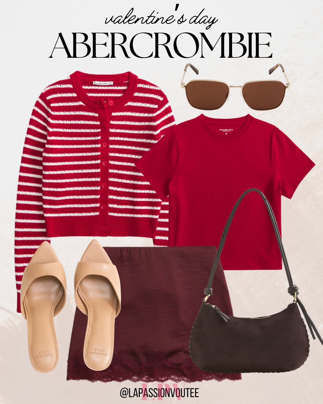 A Valentine’s Day outfit from Abercrombie designed to feel elevated and intentional. Clean lines and thoughtful details create a look that’s perfect for celebrating while staying true to a modern, everyday style that still feels special. 

 #LTKValentine #LTKootd