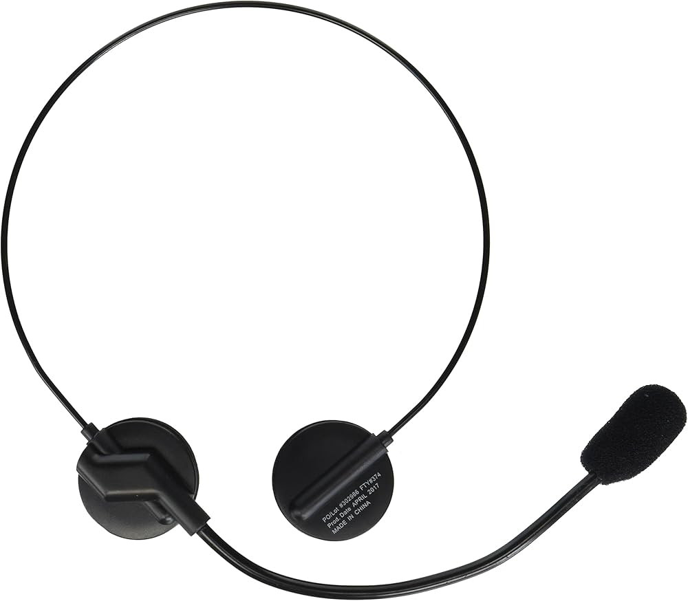 Rubie’s Rock Star Mic/Headset, Microphone Costume Accessory with Glitter Make-Up,Black | Amazon (US)