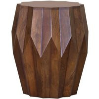 Drum Coffee Table, Unique Barrel Mid Century Modern Live Edge Round Table, Side Table | Etsy (US)