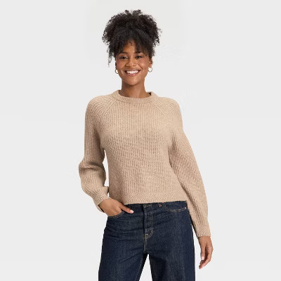 Women's Cozy Knit Crewneck Pullover Sweater - Universal Thread™ | Target