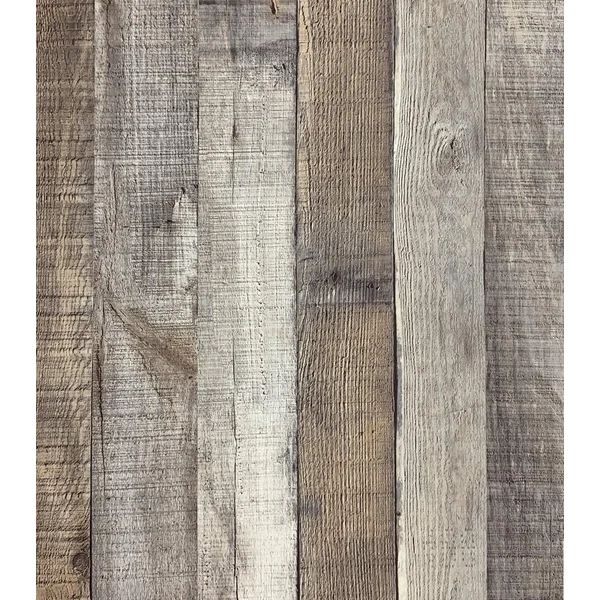 Distressed Wood Wallpaper Rustic Wood Wallpaper Peel And Stick Wallpaper | Wayfair North America