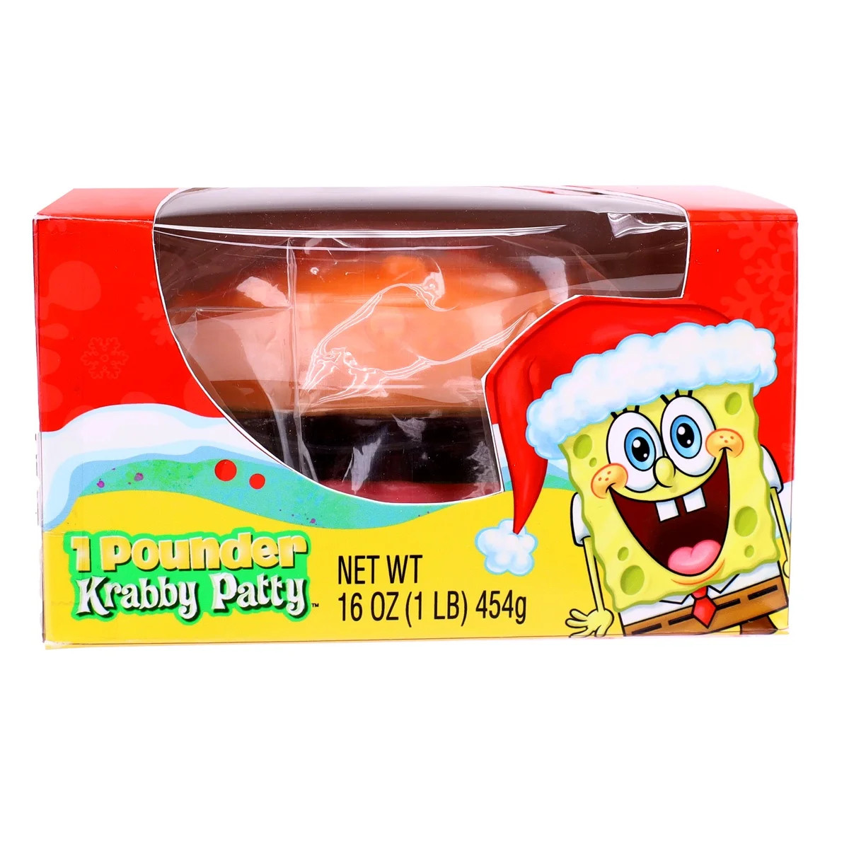 SpongeBob SquarePants 1 Pounder Giant Krabby Patty Gummy Candy | Walmart (US)