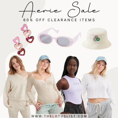 Aerie Sale - 60% Off Clearance Items

Ltkfindsunder100 / ltkfindsunder50 / ltkmidsize / aerie / aerie sale / aerie sale alert / sale / sale alert / bucket hat / sweater / sweaters / sunglasses / flower earrings / flower jewelry / sweatshirt / bodysuit / tank top / spring outfits / spring outfit 

#LTKSeasonal #LTKsalealert #LTKstyletip