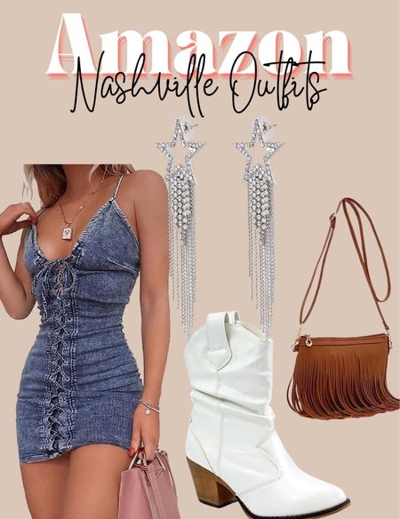 Nashville outfit ideas from Amazon prime 
Country concert outfit inspo from Amazon Prime

Amazon, amazon fashion, country concert, country concert outfit, cow print, skirt, nashville, nashville outfit inspo, bachelorette, bachelorette party outfits, Fringe, sequins, crop top, denim jeans, cowgirl, cowboy, howdy, belt, fringe purse, wedding, bride, going out tops, party tops, party outfits, going out outfits, western, cowgirl boots, cowgirl outfits, denim jeans, tank top, amazon style, fall, summer, earrings, statement earrings, lace top, bodysuit, bedazzled, clubbing, preppy, concert outfit, rodeo 
#amazon #amazonfashion #nashvilleoutfit#LTKunder50

#LTKFestival #LTKtravel #LTKparties