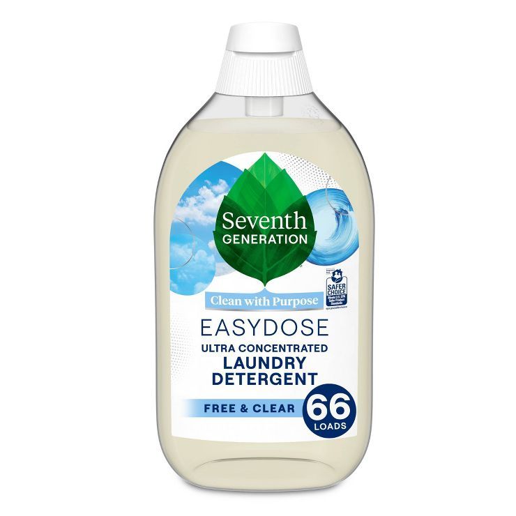 Seventh Generation Free & Clear Ultra-Concentrated 66-Loads Laundry Detergent – 23.1 fl oz | Target