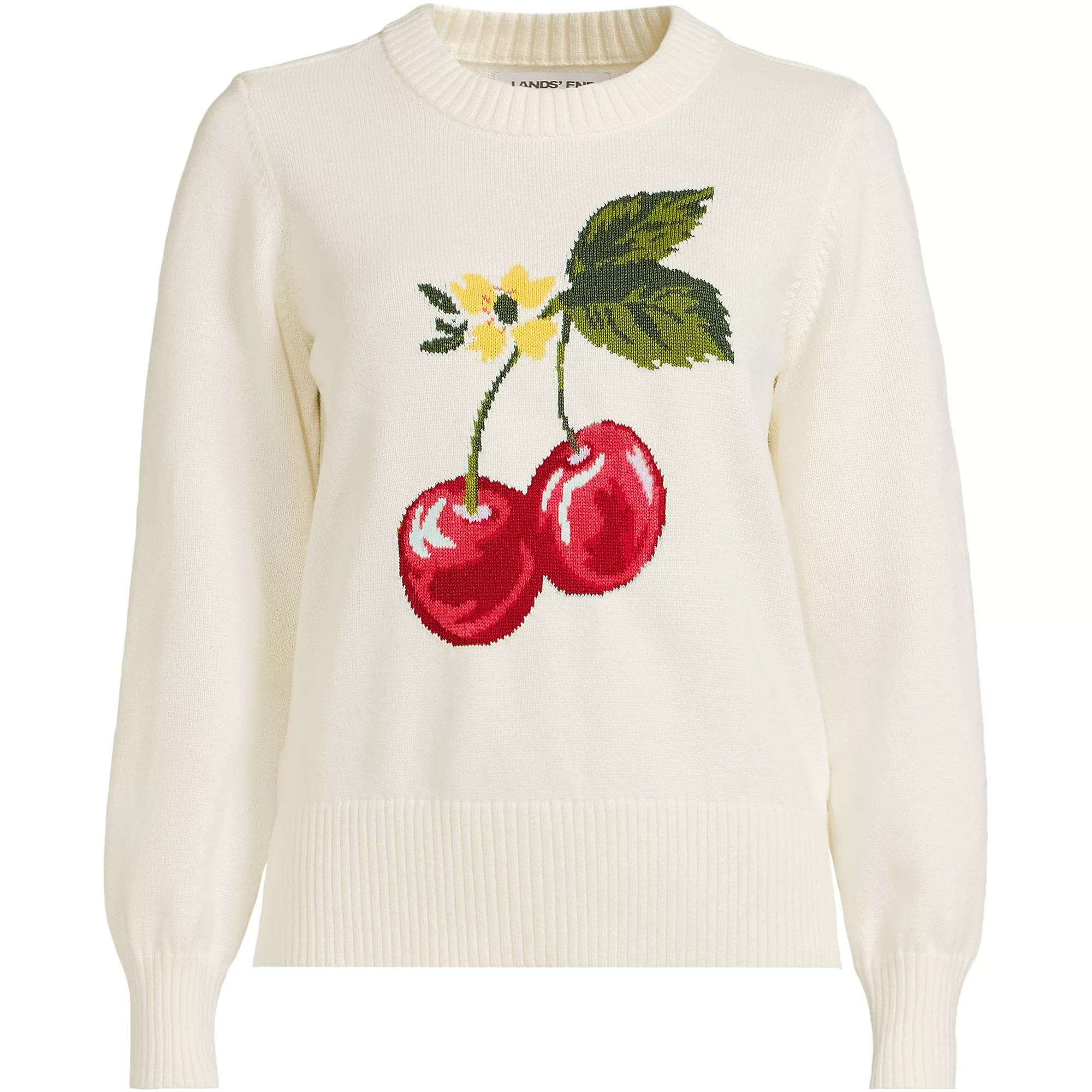 Women's Drifter Jacquard Sweater | Lands' End (US)