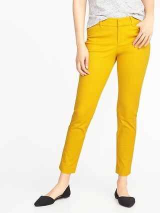 Old Navy Womens Mid-Rise Pixie Ankle Pants For Women Squash Size 0 | Old Navy US
