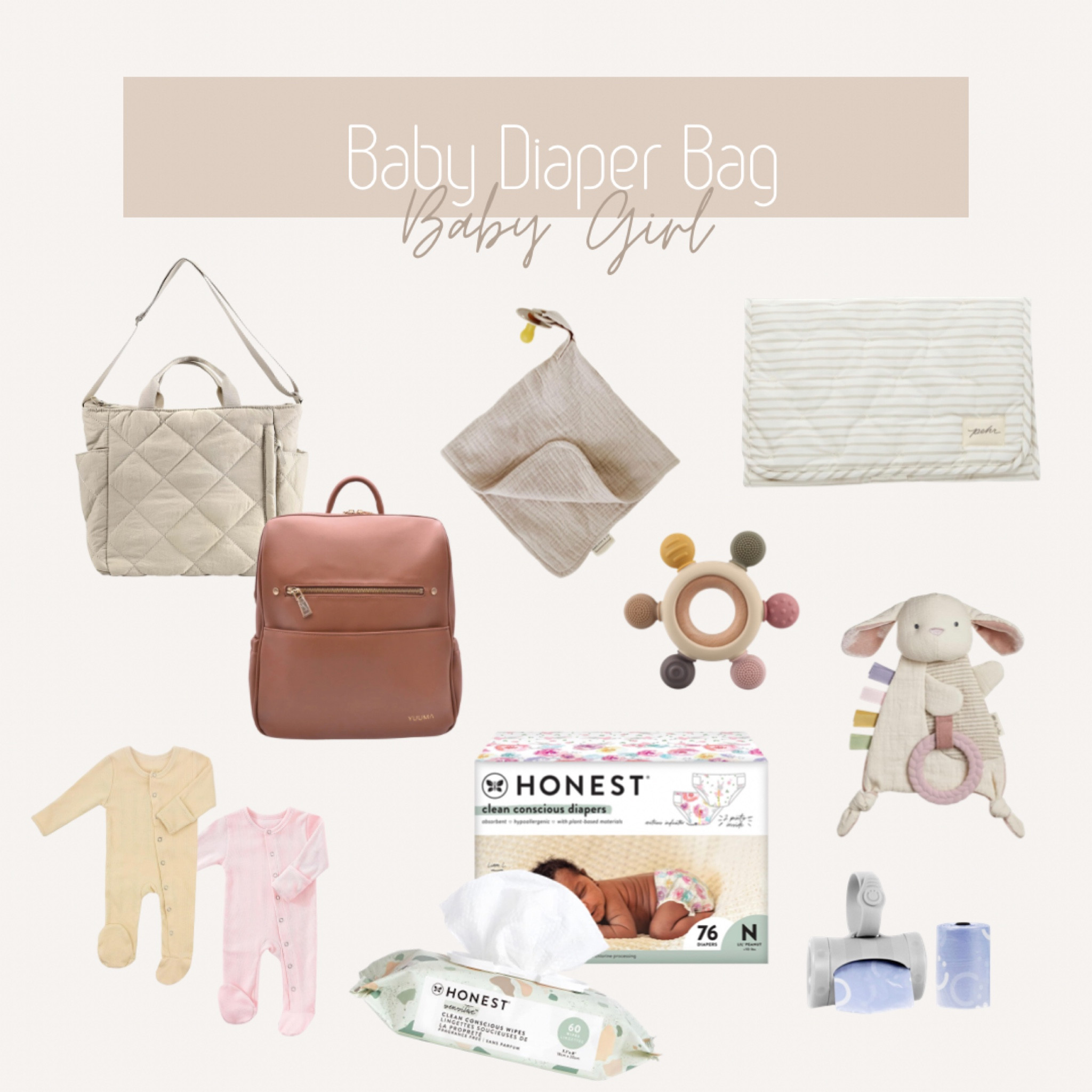 Baby Diaper Bag favorites for baby girl 

#LTKfamily #LTKkids #LTKbaby