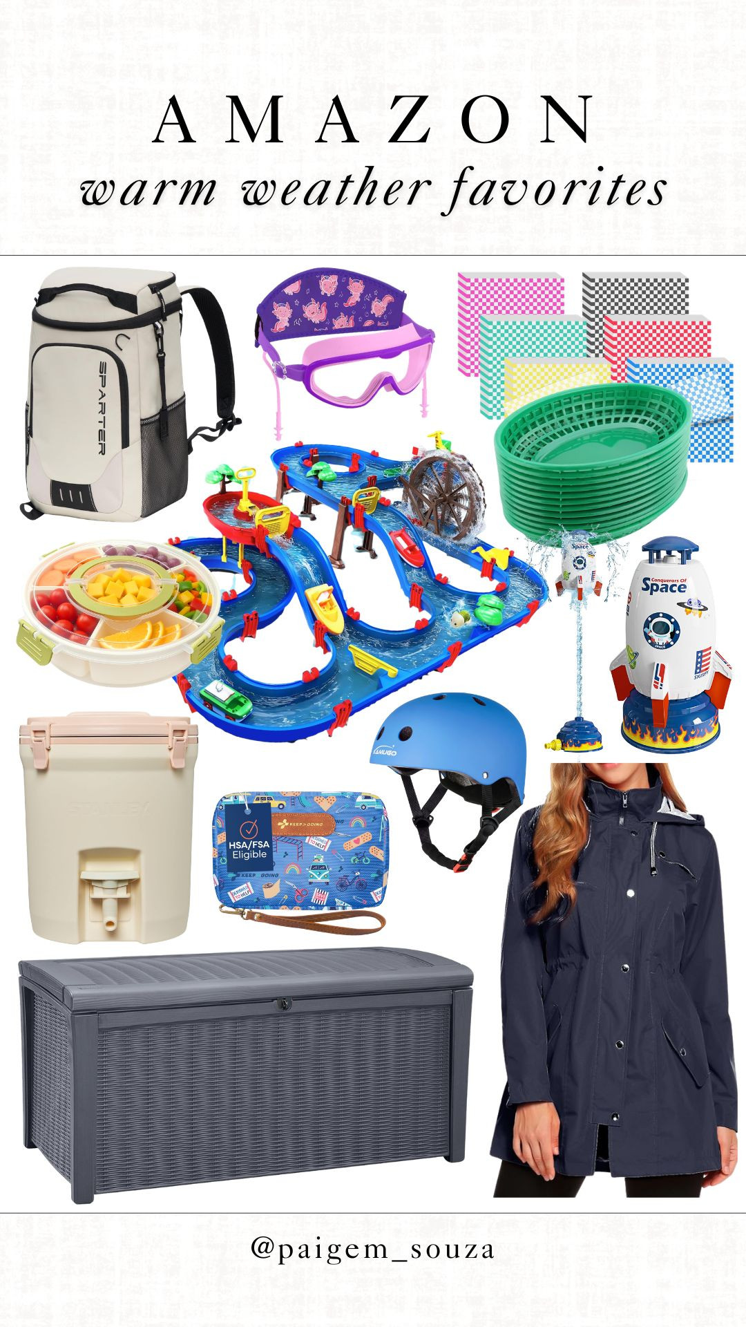 Warm weather favorites for busy mom life. Everything you need for backyard days, park hangs and on-the-go. ☀️🛝

Amazon warm weather favorites, mom life essentials, summer mom must haves, kids outdoor toys, backyard water toys, pool day essentials, snack containers kids, cooler backpack, outdoor storage bench, kids helmet, splash pad toys, spring break, mom on the go essentials, spring summer finds, amazon mom finds, family outdoor essentials 

 

#LTKSeasonal #LTKTravel #LTKKids
