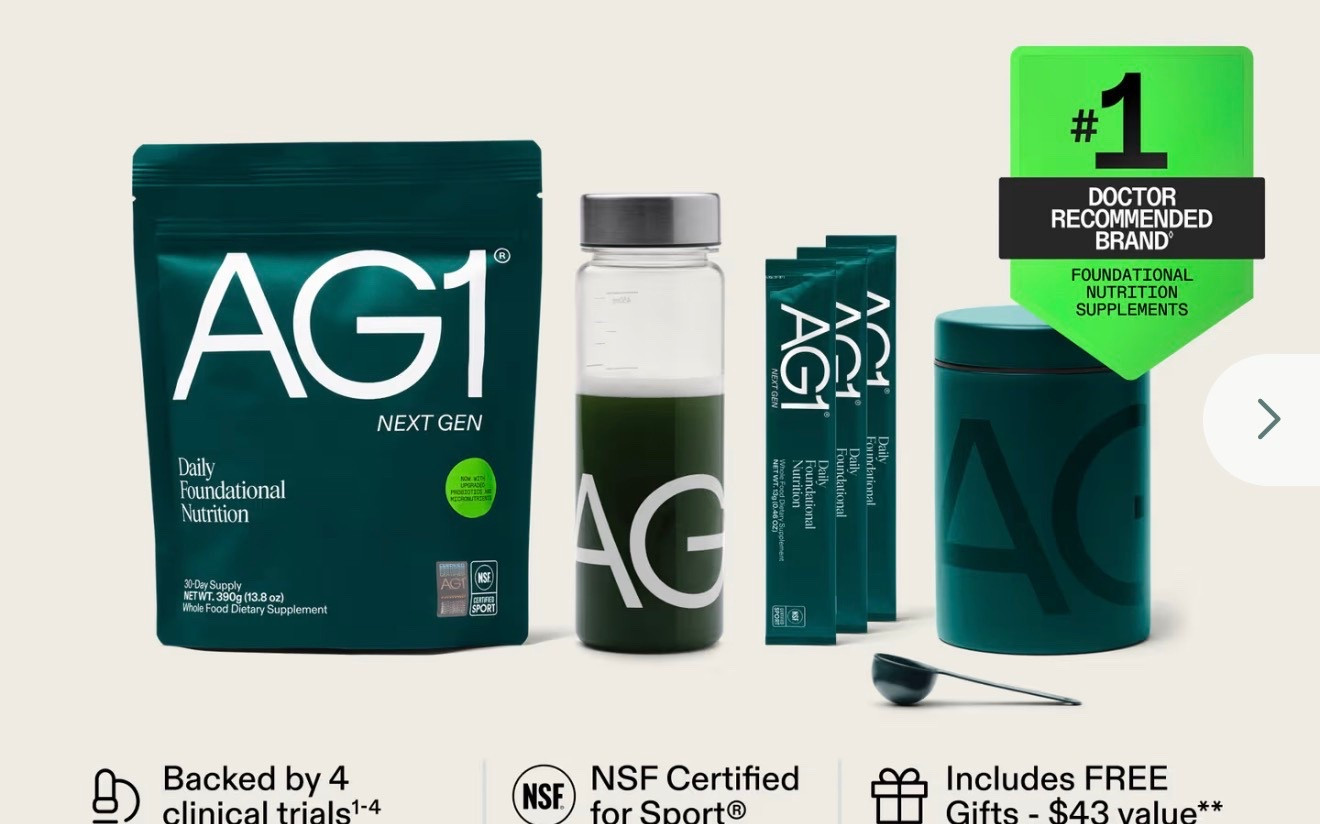 AG1 vitamins. All in one. Everything you need. I linked from their website and from Amazon. #ag1partner #ag1