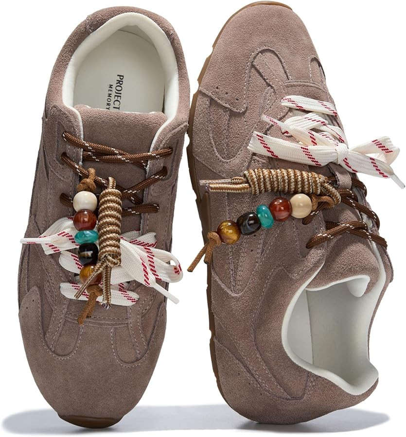 Project Cloud Leather Barefoot Shoes Women \u2013 Memory Foam Lace-Up Womens Sneakers \u2013 Ligh... | Amazon (US)