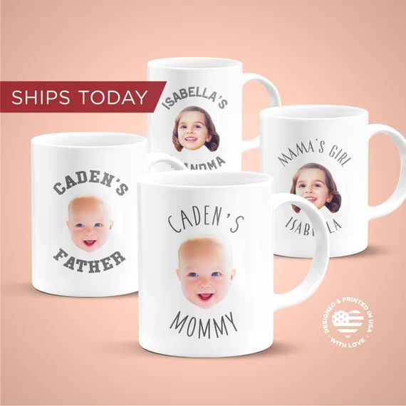 Custom Baby Face Mug / Baby Mug Face/personalized Mug /baby | Etsy | Etsy (US)