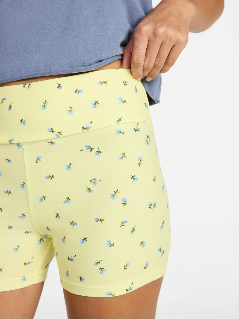 No Boundaries Faux Sueded Jersey Shorty Shorts, 3'' Inseam, Women's XXS-XXL | Walmart (US)