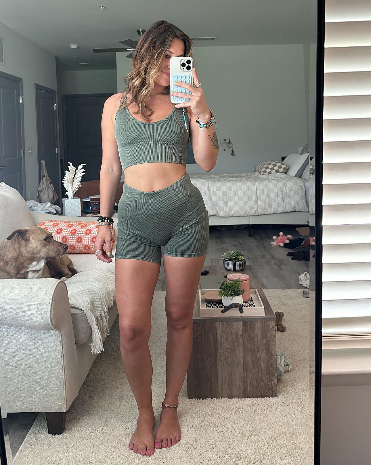 cutie olive green set 🫶🏼