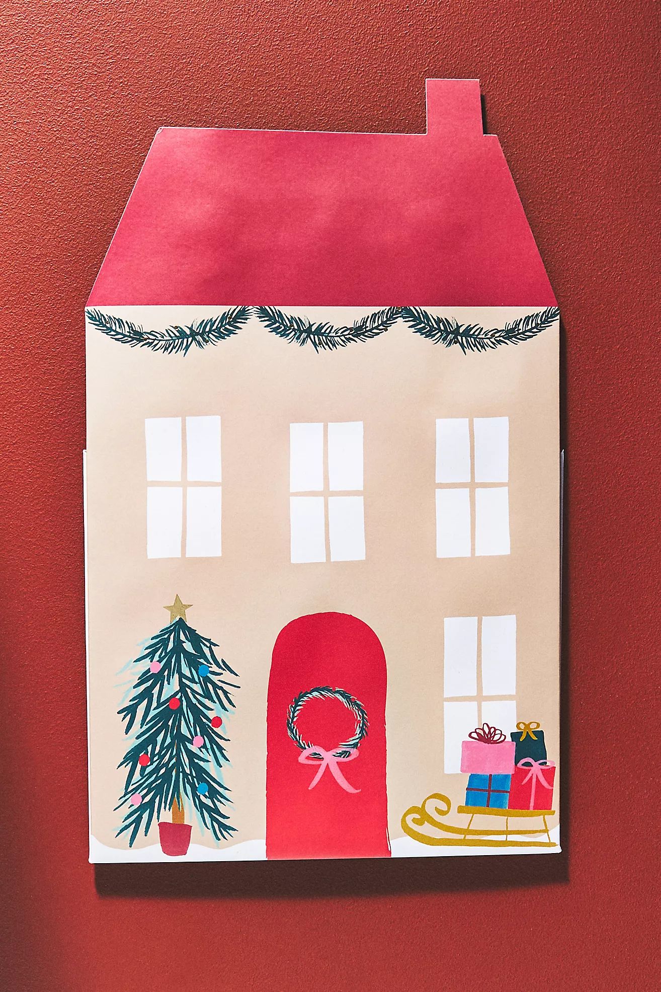 Meri Meri Santa's House Pop Up Advent Calendar | Anthropologie (US)