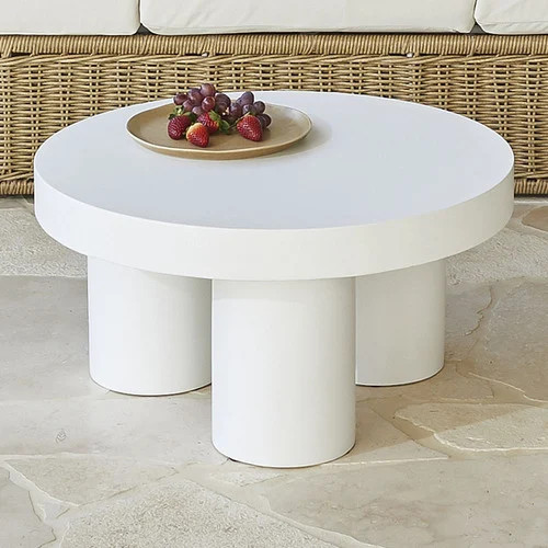Temple & Webster Makkari Polystone Outdoor Coffee Table | Temple & Webster AU