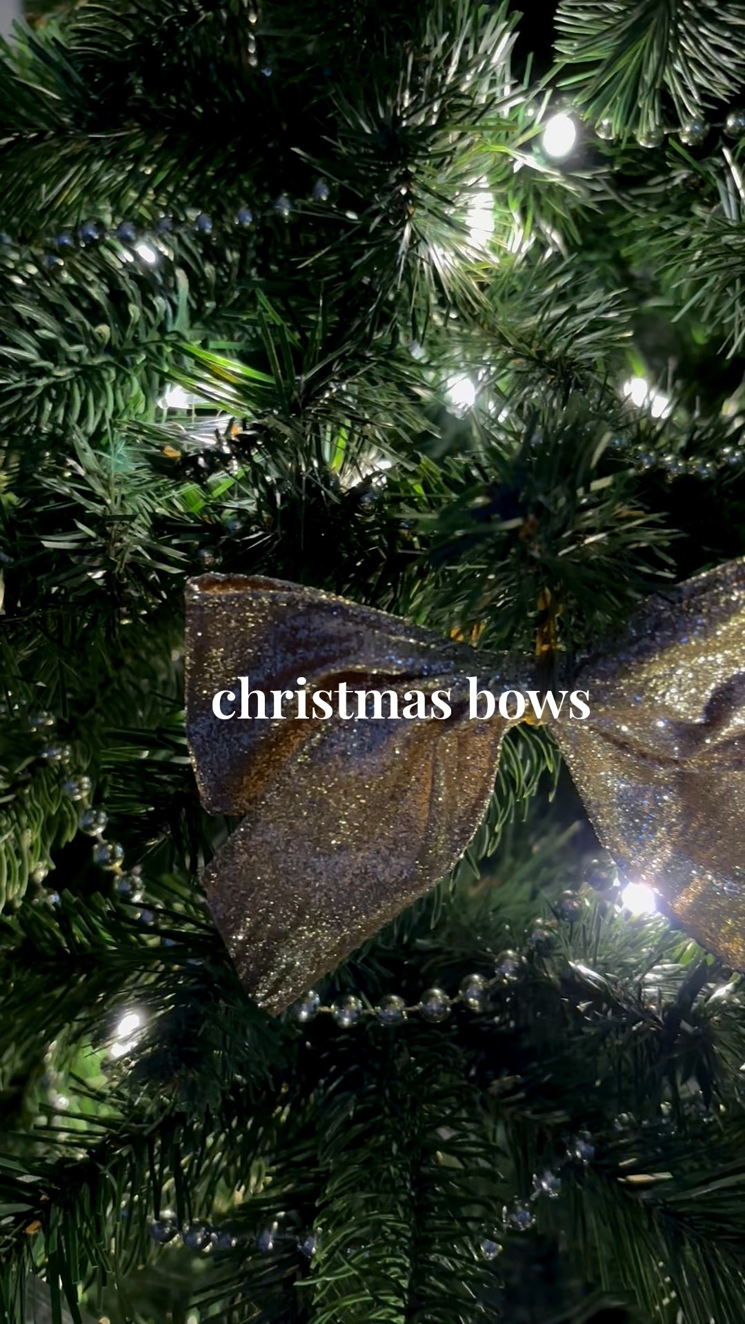 decided our tree needed a sweet touch this year, so i added some gold bows and i just love the way they bounce off of the lights ✨

they also go perfectly with our star and beads - all on sale at Target for cyber week. 🎄 happy decorating!

#LTKCyberWeek #LTKHome #LTKHoliday