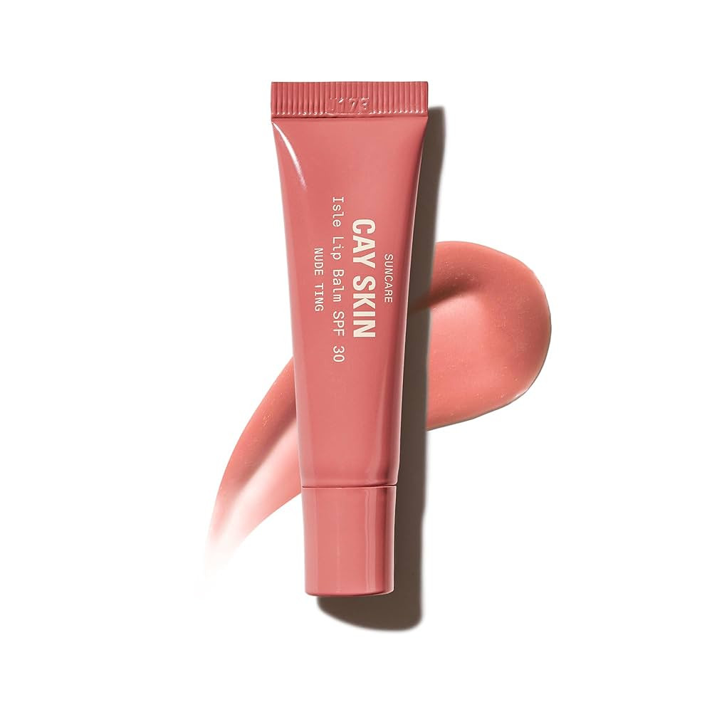 Cay Skin Isle Lip Balm SPF 30 – High Shine, Hydrating, Non-Sticky Lip Gloss in Vanilla Brown Su... | Amazon (US)