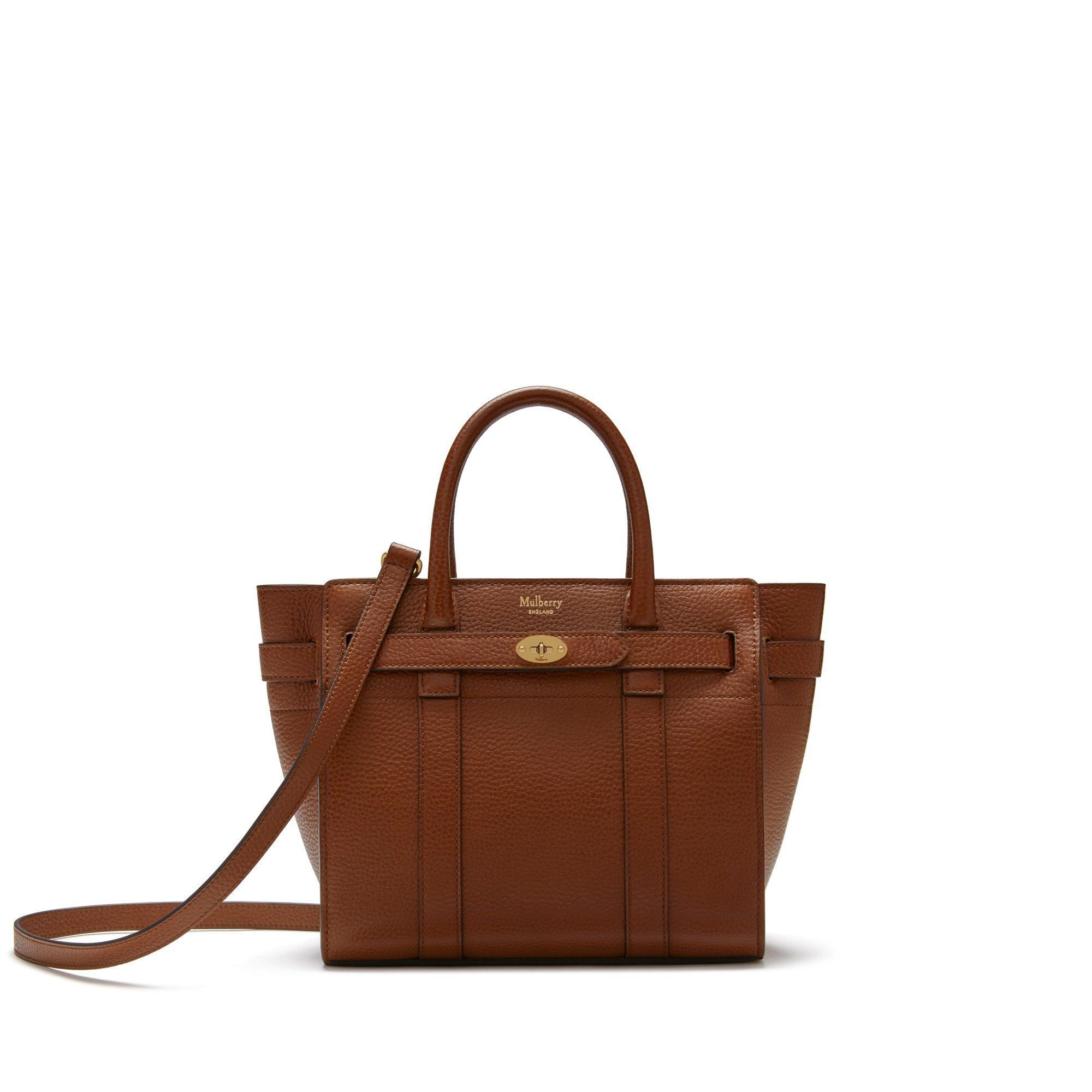 Mulberry Women's Mini Zipped Bayswater - Oak | MULBERRY