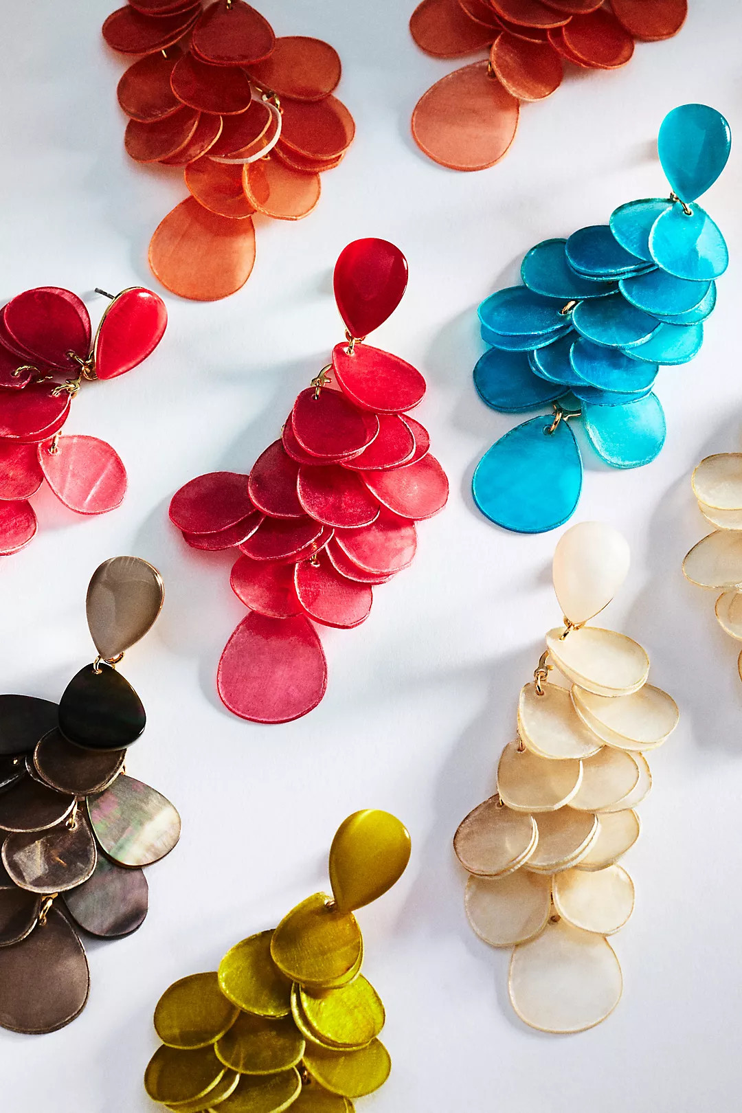 Paillette Cluster Drop Earrings | Anthropologie (US)