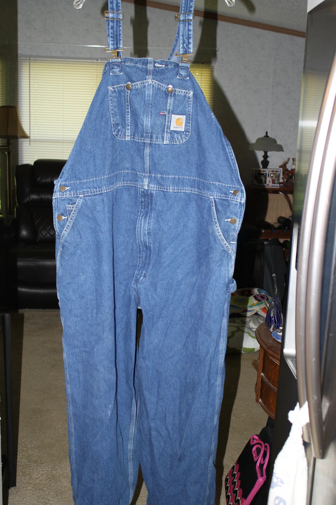 Vintage Carhartt Blue Zipper Overalls | Etsy (US)