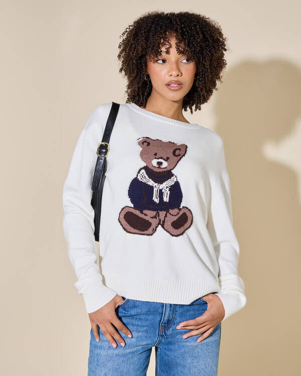 Teddy Bear Knit Jumper | City Beach (ANZ)