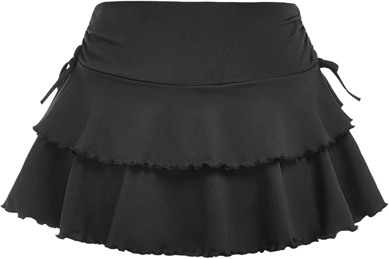 Girls Summer Tennis Tiered Skirts Athletic High Waisted Ruffle Mini Skirts with Shorts | Amazon (US)