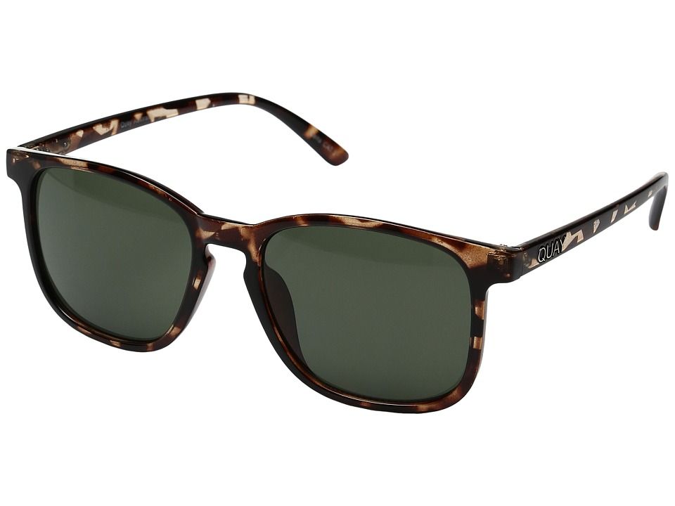 QUAY AUSTRALIA - The Oxford (Tortoise/Green) Fashion Sunglasses | Zappos