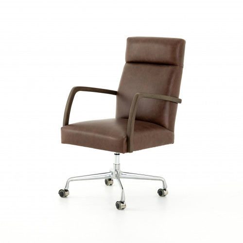 Four Hands Bryson Desk Chair Havana Brown | Gracious Style