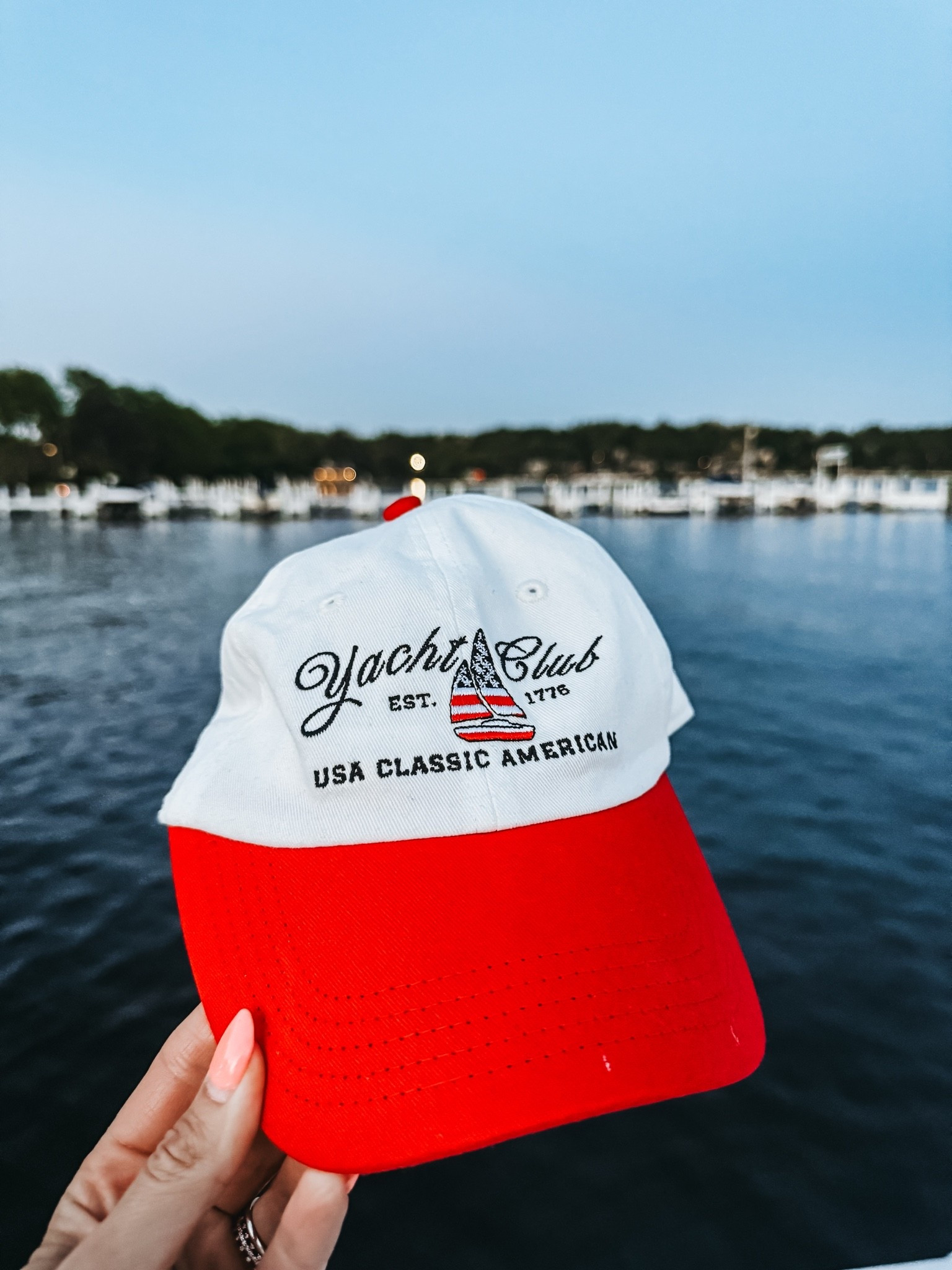 Cutest patriotic hat! Boat day hat 🧢 🇺🇸❤️

Under $10! Perfect for the 4th of July or all summer long!! 💙

#LTKootd #LTKSaleAlert #LTKOver40