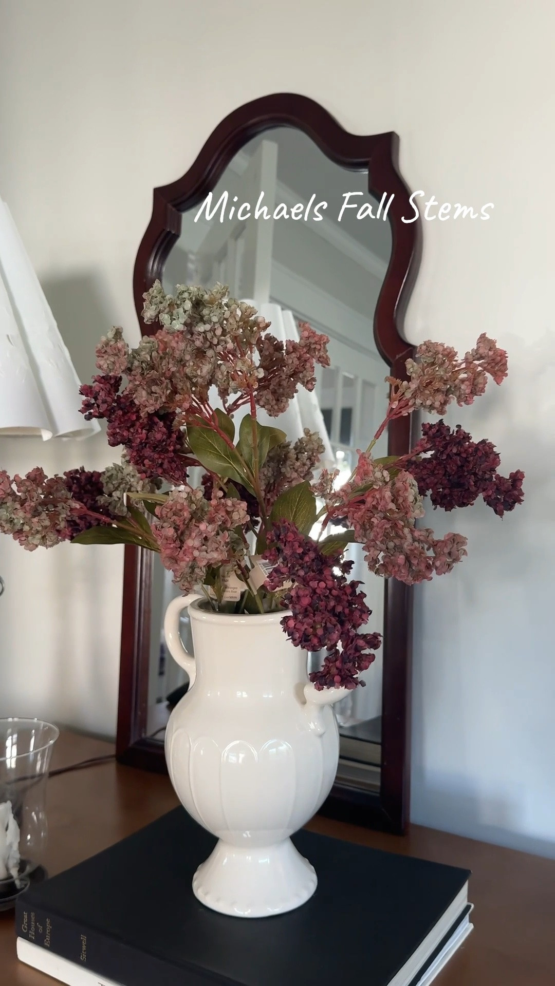 Fall Floral stems, hydrangeas from Michaels