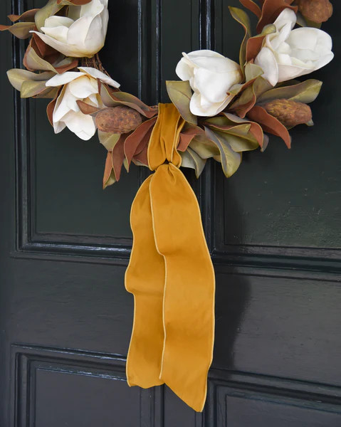 Ochre Gold Ribbon | Fig and Dove