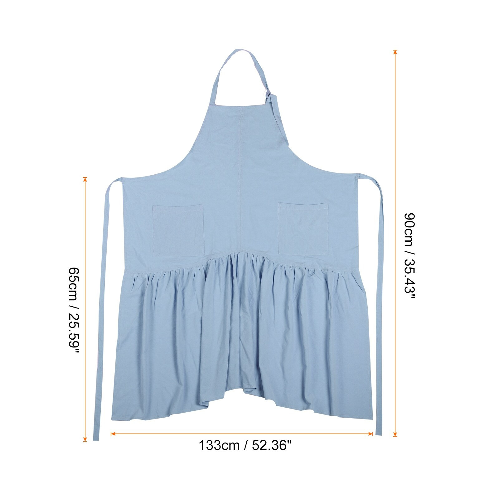 Cotton Linen Apron, Fishtail Aprons for Women Flower Shop Nail Salon - 35.43 inch | Bed Bath & Beyond