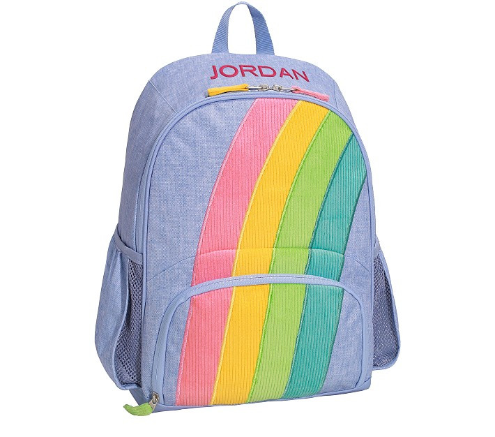 Mackenzie Rainbow Applique Backpacks | Pottery Barn Kids