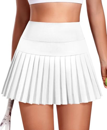 JoyGirl Pleated Tennis Skirt for Women with Shorts Athletic Golf Skort Workout Running Sports Ski... | Amazon (US)