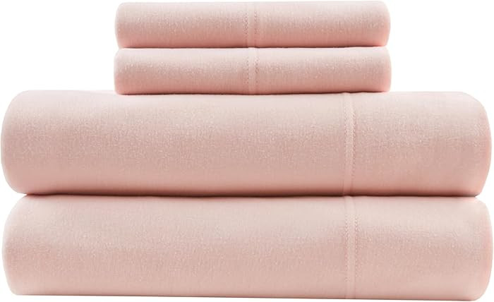 Intelligent Design Sheet Set Cotton Jersey Knit Blend, Soft & Breathable Sheets All Season Cotton... | Amazon (US)