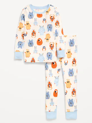 Printed Snug-Fit Pajama Set for Toddler & Baby | Old Navy (CA)