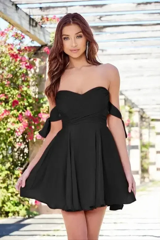 Sophie Mini Dress - Black - Lady Black Tie | Lady Black Tie